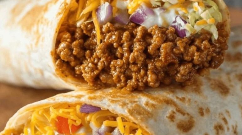 Burrito Cuisine maison Cuisine rapide Plat réconfortant Recette américaine Taco Bell