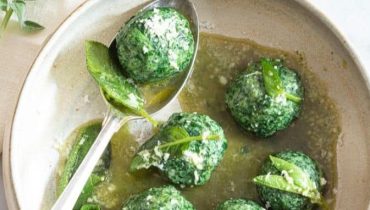 Cuisine italienne épinards Gnocchis Plat végétarien Recette légère Ricotta 