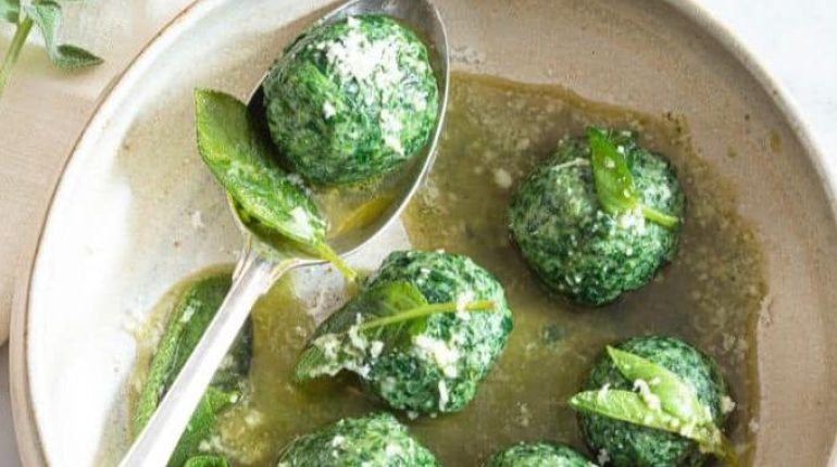 Cuisine italienne épinards Gnocchis Plat végétarien Recette légère Ricotta 