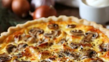 champignons Cuisine familiale Mini quiches Poulet Recette facile Repas rapide