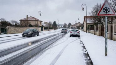 accusent la France Chutes de neige Hiver Météo Routes dangereuses Verglas Vigilance orange