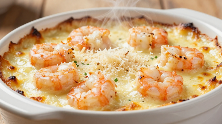 Astuce cuisine Crevettes Gratin dauphinois Plat principal Recette beauté Sauce onctueuse