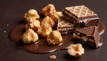 Barres chocolatées Cuisine express Dessert sans cuisson Desserts Noisettes Recette américaine