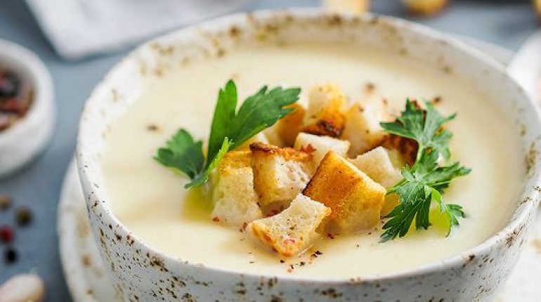 allaité trois enfants Cuisine facile Parmesan Recette américaine Soupe Velouté 