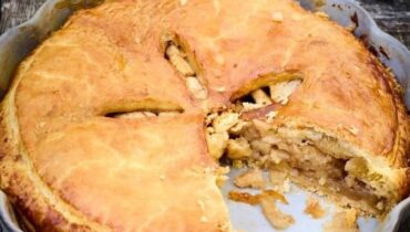 Apple pie aux pommes du Limousin AOP : la technique des deux disques de pâte pour une croûte parfaite