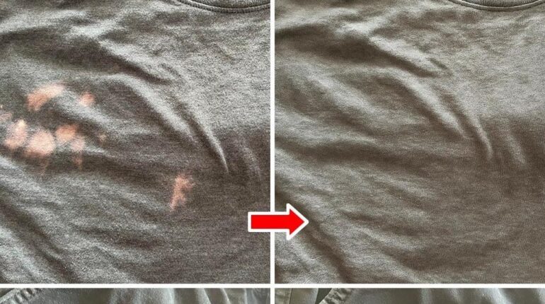 Taches de javel sur vêtements : comment les éliminer avec du thiosulfate de sodium et de l’eau 20 astuces accident de javelot Anti-taches Astuces maison marque de vêtements nettoyage dentaire