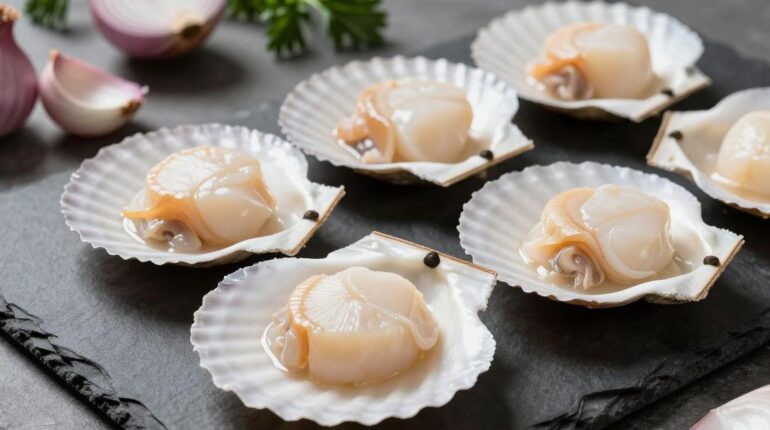 Coquilles Saint-Jacques gratinées : la technique des chefs pour une sauce onctueuse sans masquer la douceur des noix allocation de rentrée scolaire Coquilles Saint-Jacques Cuisine française Fruits de mer Plat principal Recette beauté Sauce onctueuse