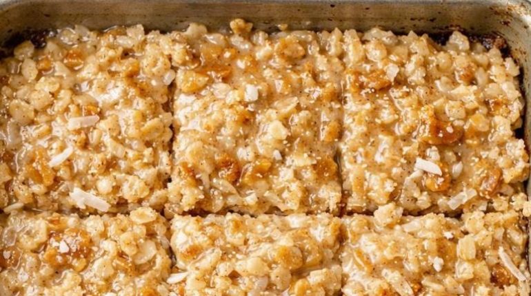 Cuisine réconfortante Dessert simple Gâteau 6 ingrédients Gâteau à l'avoine Recette facile Recette familiale 