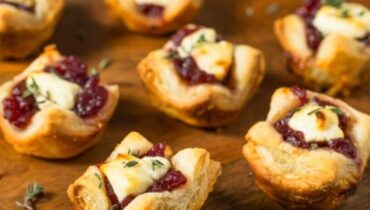 Apéritif Cranberries Cuisine festive Gabriel Attal Pâte feuilletée Recette facile Recette rapide