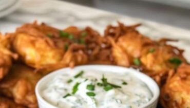 Apéritif Beignets Cuisine amish Oignons au four Recette américaine Trempette