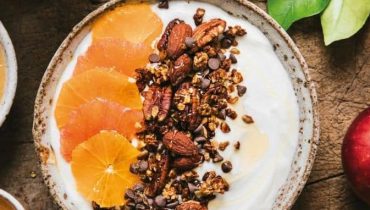 Barres chocolatées Bienfaits des fruits Granola Petit déjeuner Recette américaine 