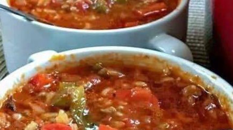 Astuce cuisine Cuisine facile Idée recette Plat principal poivrons Soupe 