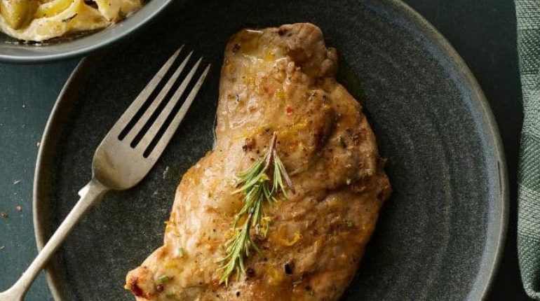 Cream Sauce Italian cuisine Lemon curd Main course Quick Recipes Veal 