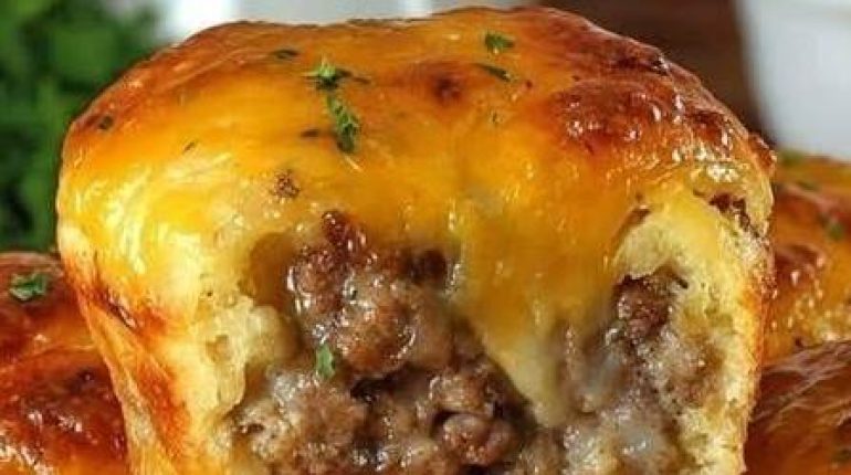 Bisquick Cheddar Conservation des œufs Muffins salés recette petit-déjeuner Rougail Saucisse 