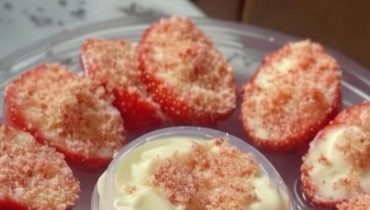 Cheesecake salé congélation fraises Crème dessert Cuisine facile Cuisine rapide Dessert sans cuisson Recette allégée 