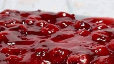 cerises Conservation gâteau Crème dessert Dessert sans cuisson Fromage à la crème Recette américaine 