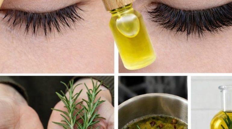 Astuces beauté Cils et sourcils Cosmétiques maison Huile de ricin Repousse des poils Romarin Soins naturels 