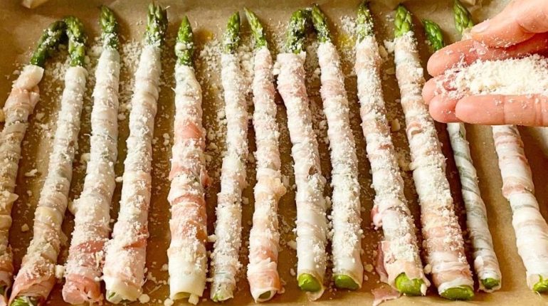 Asperges Bacon Bienfaits des légumes Cuisine facile Idée recette Plat d'accompagnement 