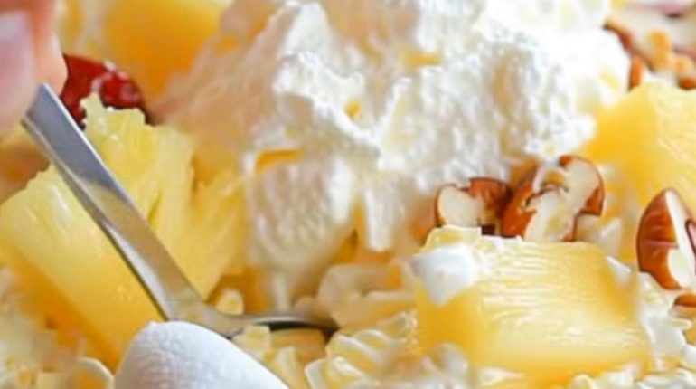 Ananas Cool Whip Crème dessert Cuisine tropicale Dessert rapide Dessert sans cuisson Recette facile 