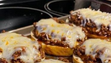 Bœuf haché Club sandwich Fromage fondu Pain à l'ail Sloppy Joe Texas Toast 