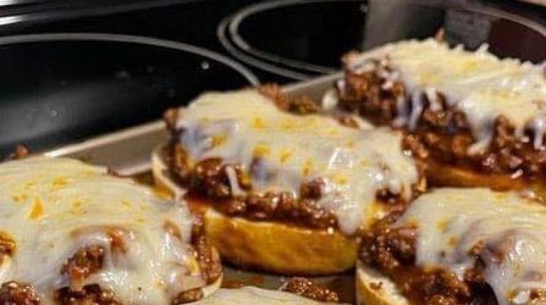 Bœuf haché Club sandwich Fromage fondu Pain à l'ail Sloppy Joe Texas Toast 