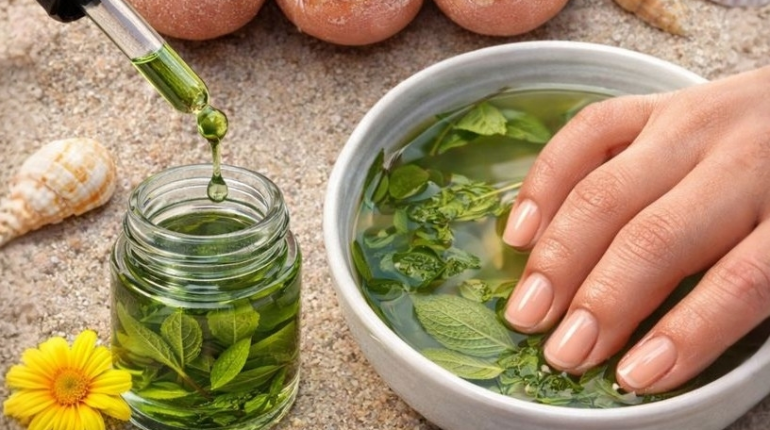 Absence au travail Coupe-ongles Huile d'arbre à thé Mycoses des ongles Remèdes naturels soins des ongles Vinaigre de cidre 