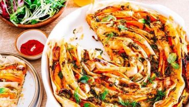 Courge Butternut Cuisine facile Idée recette Légumes d'hiver Pâte filo Poireaux Soufra 