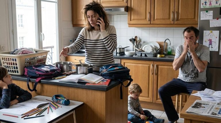 Ce couple merveilleux Charge mentale Congé maternité Dîner en famille équilibre eviter le stress 