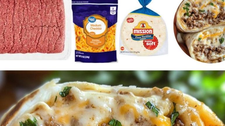 Bâtonnets de fromage Bœuf Idée recette Tacos Tex-Mex Wraps 