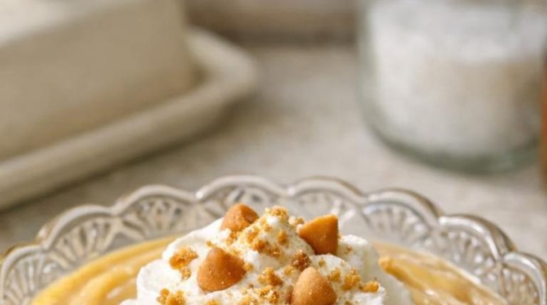 Astuce cuisine Butterscotch Crème dessert Cuisine facile Nostalgie Pudding aux bananes Recette américaine 