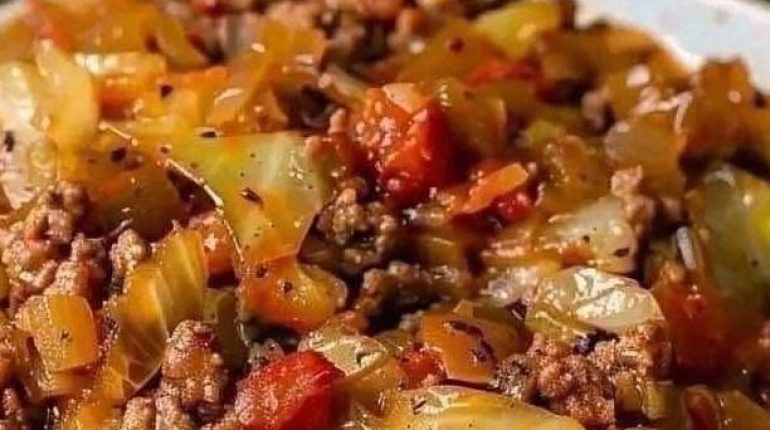 Bœuf haché Chou chinois Cuisine économique Plat familial Recette rapide Repas sain 