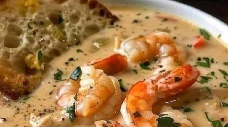 Bisque Crabe Crevettes Cuisine facile Fruits de mer Plat principal Recette américaine 