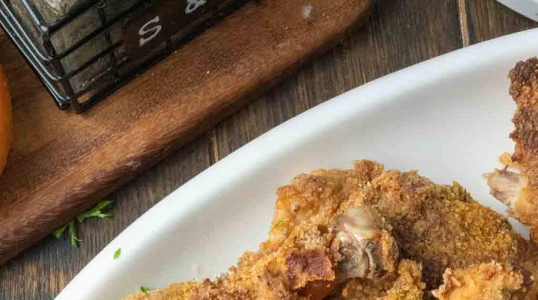 Cuisine saine Plat principal Poulet au four Poulet croustillant Recette facile 