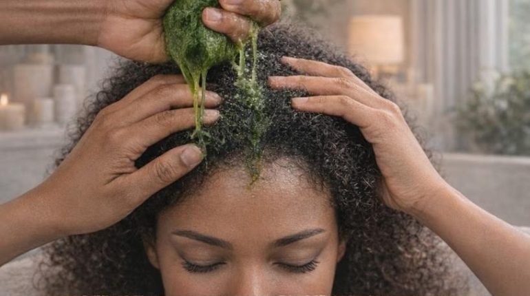 Astuces cheveux Brillance des cheveux Feuilles de papaye Racines Santé du cuir chevelu Soins capillaires 