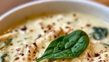 Alfredo Bouillon de poulet épinards Lasagnes Recette rapide Soupe 