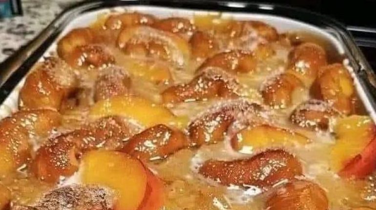 Astuce de grand-mère Cobbler corps repêchés Crème dessert Idée recette Pâtisserie 