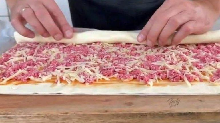 Apéritif Bouchées Cuisine rapide Pâte feuilletée Recette facile Rougail Saucisse 