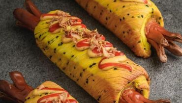 Cuisine américaine Curcuma Épices Hot-dog Huile de nigelle Idée recette Pain viennois 