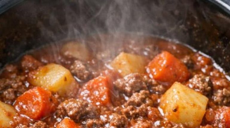 Bienfaits des légumes Bœuf haché Cuisine réconfortante Idée recette Mijoteuse Plat familial 