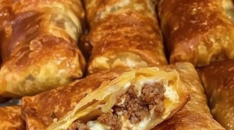 Apéritif Croustillant Cuisine américaine Philly Cheesesteak Recette allégée Rouleaux d'oeufs 