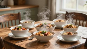 Boulettes de veau Cuisine Québécoise Plat familial Plats réconfortants Ragoût Viande hachée 