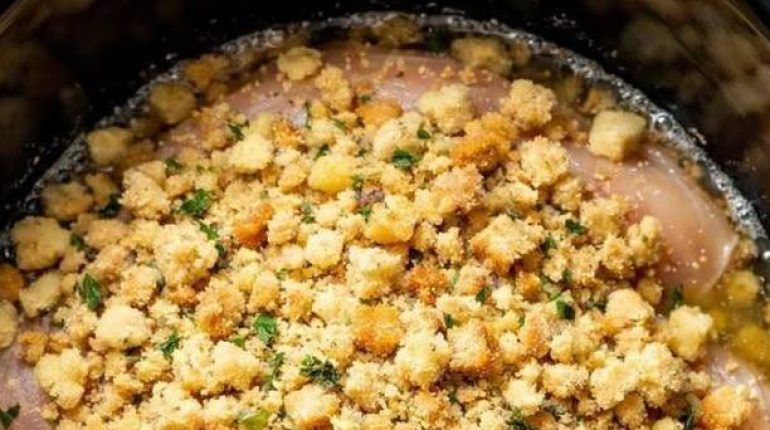 Bouillon de poulet Cuisine rapide Mijoteuse Plat réconfortant Recette facile Repas semaine 