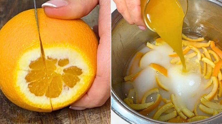 Agrumes Anti-gaspillage Écorces d'orange confites Friandises Recette maison Zéro déchet 