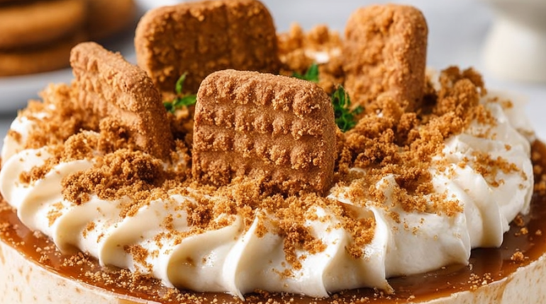 Bavarois Crème dessert Dessert sans cuisson Idée recette Pâtisserie Spéculoos 