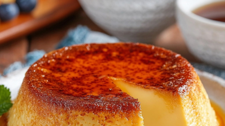 Crème dessert Cuisine facile Flan Gâteau crémeux Micro-ondes Recette rapide 