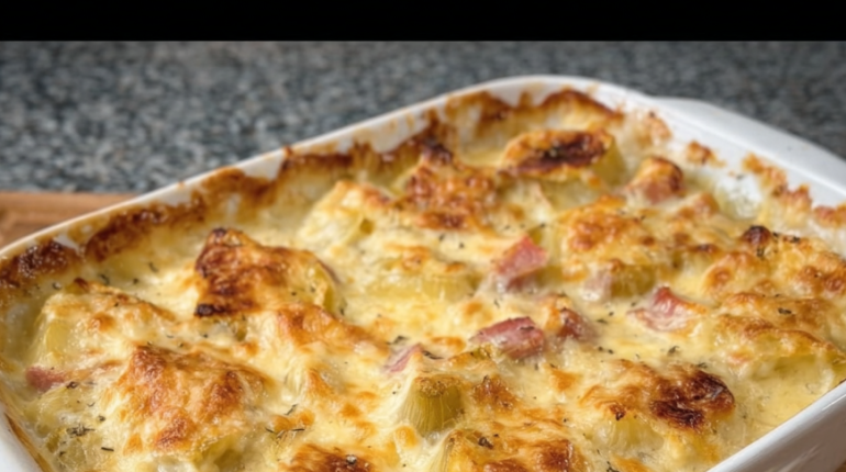 Cuisine facile Gratin dauphinois Idée recette Plat gourmand Poireaux Raclette 