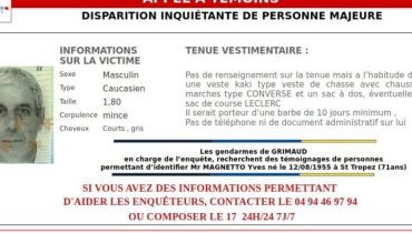 alimentation variee Appel à témoins Avis de recherche disparition Personnes disparues 