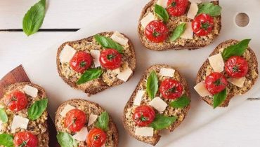 Apéritif Bruschetta Cuisine méditerranéenne Idée recette Sardines Tapenade 