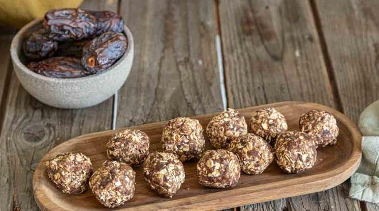 Accident sportif Bienfaits Dattes Cacao Collation saine Dessert sans cuisson Energy balls Recette facile 