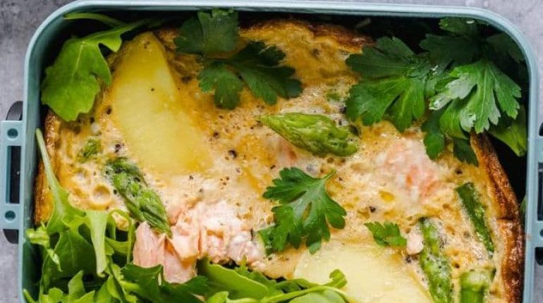 Cuisine facile Frittata Plat complet Recette rapide Saumon fumé Umami 